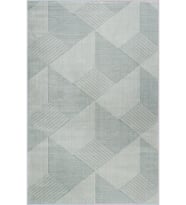 Eliana Home Baskılı, Yıkanabilir Kaymaz Taban Salon Halısı LNA1085 100x150 cm (Yeşil)
