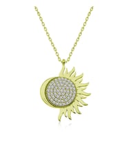 Gümüş Gold Mihrimah Sultan Bayan Kolye