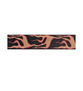 Planet Waves 50F01 Gitar Askısı Fluid Flames (5 cm) Alev Deseni - Canlı Renkler - Rock Tarzı