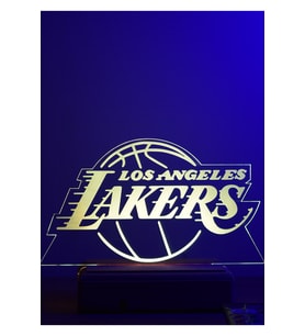 Los Angeles Lakers NBA 16 Renk Gece Lambası