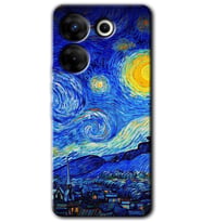 Tecno Camon 20 Kılıf HD Desen Baskılı Arka Kapak - Starry Night