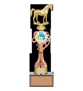 ODAK KUPA - Figürlü Kupalar - At Figürlü Kupalar FG-036 C - 34 cm