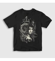 Presmono Unisex Çocuk Siyah Myth Metal Alcest T-Shirt 523538tt