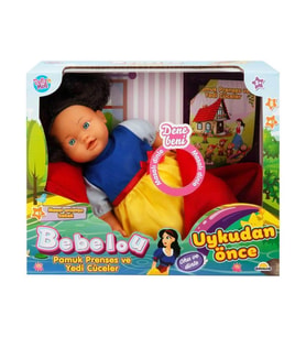 40022 Bebelou Uykudan Önce Bebeği Masal Anlatan Pamuk Prenses Ve Yedi Cüceler 40 cm