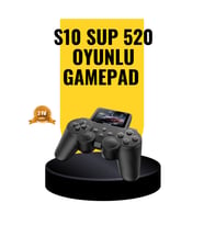 2025 A Kalite S10 Gamepad 520 Oyunlu TV Bağlantılı Retro Atari Konsolu