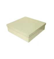 Komple Karton Kutu 35X35X10 CM (10 Adet)  Krem