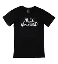 Alice In Wonderland Siyah Tişört
