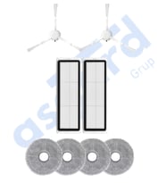Dreame L10 S PRO, L10S PRO GEN 2, L10S PLUS Uyumlu 2 Yan Fırça 2 Filtre 4 Mop PKT-iasgf0000306