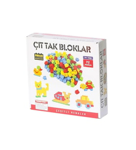 Lego 72 Parça Çıt Tak Bloklar