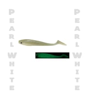 Fujin Duck Tail 9 cm Silikon Balık PEARL WHİTE