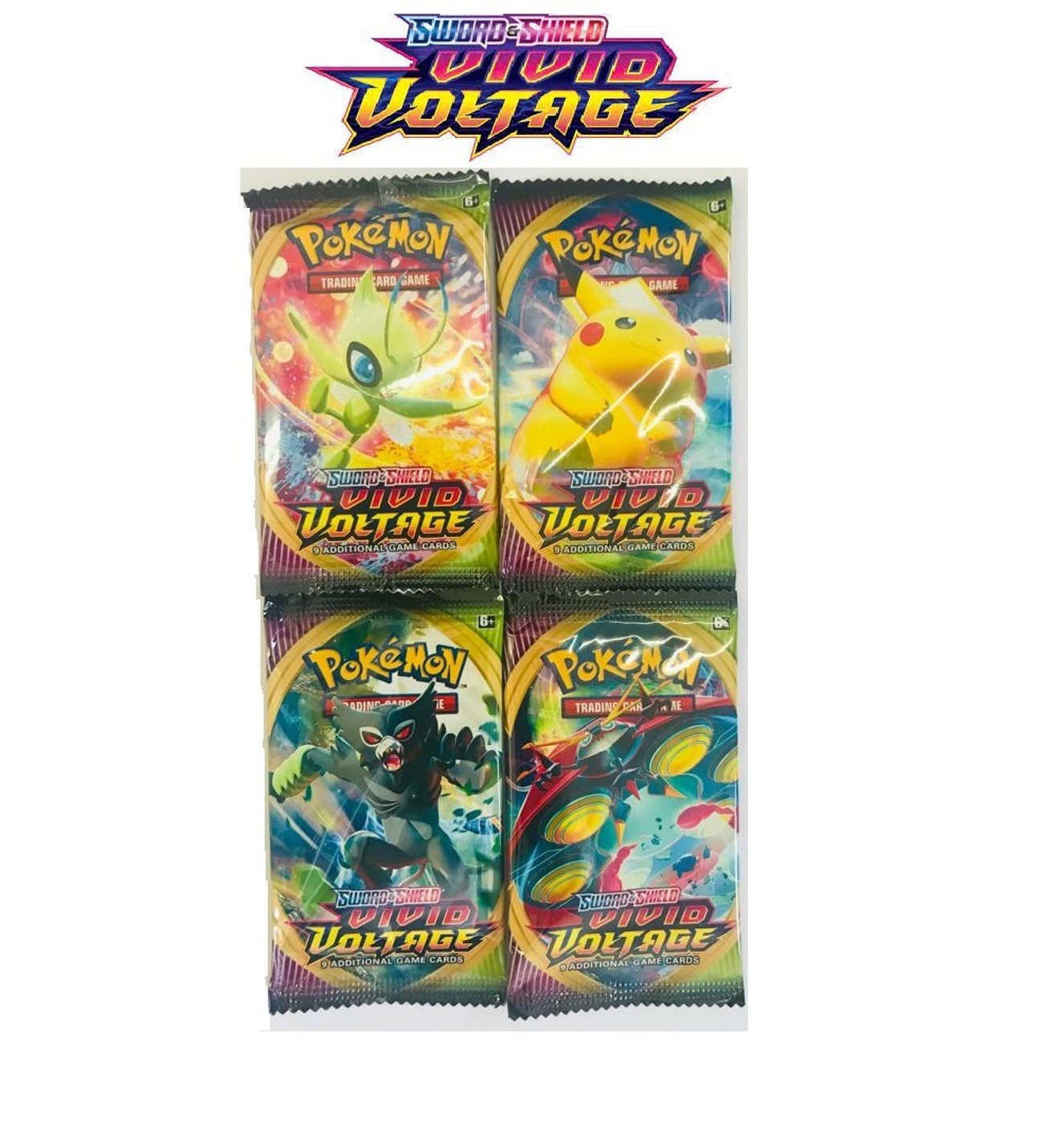 Vivid Voltage Pokemon Kart 4 Paket