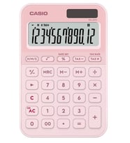 Casio MS-20YC-LP 12 Hane Açık Pembe Masa Üstü Hesap Makinesi