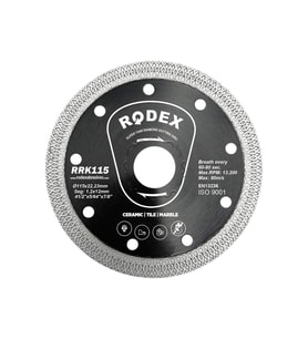 RODEX 115MM ELMAS KESME DİSKİ (ULTRA SLİM)