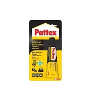 Pattex Deri Kauçuk Ahşap Yapıştırıcı 50g Tüp (Krem)