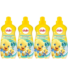 Dalin Sıvı Çamaşır Deterjanı 1500 ML Hassas Koruma (Hipoalerjenik) (4 Lü Set)