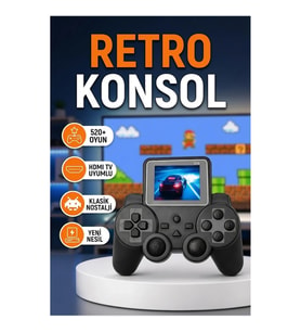 S10 Gamepad HDMI TV Uyumlu 520 Klasik Retro Oyun Konsolu Yeni Nesil