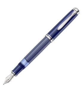 Pelikan M815 Metal Striped Blue Special Edition Dolma Kalem