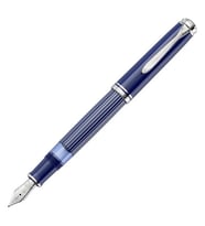 Pelikan M815 Metal Striped Blue Special Edition Dolma Kalem
