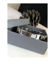 Erkek Kadın Çelik Bileklik - Audi Logo Model Italy Charm Nomi • Sevgiliye • Eşe • Babaya (Gümüş)