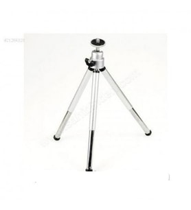 Metalik Renk Tripod 3 Yönlü Profesyonel Mini