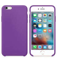 Apple iPhone 6 Altı Açık Liquit Lansman Silikon Glayöl Moru