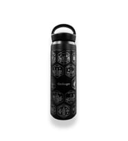 Collego 500 ml Kadınlara Özel Avrupa Seyahat Termosu – 24 Ülke Lazer İşlemeli, Renkli UV DTF Sticker Setli