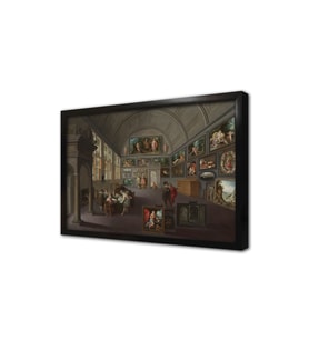 Galerisi Giovanni Pannini Çerçeveli Mdf Tablo