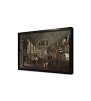 Galerisi Giovanni Pannini Çerçeveli Mdf Tablo