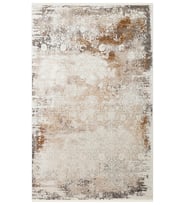 Gri Halı Eskitme Vintage Tarzı Modern Soyut Desenli Salon ve Yatak Odası için Makine Dokuma Halısı