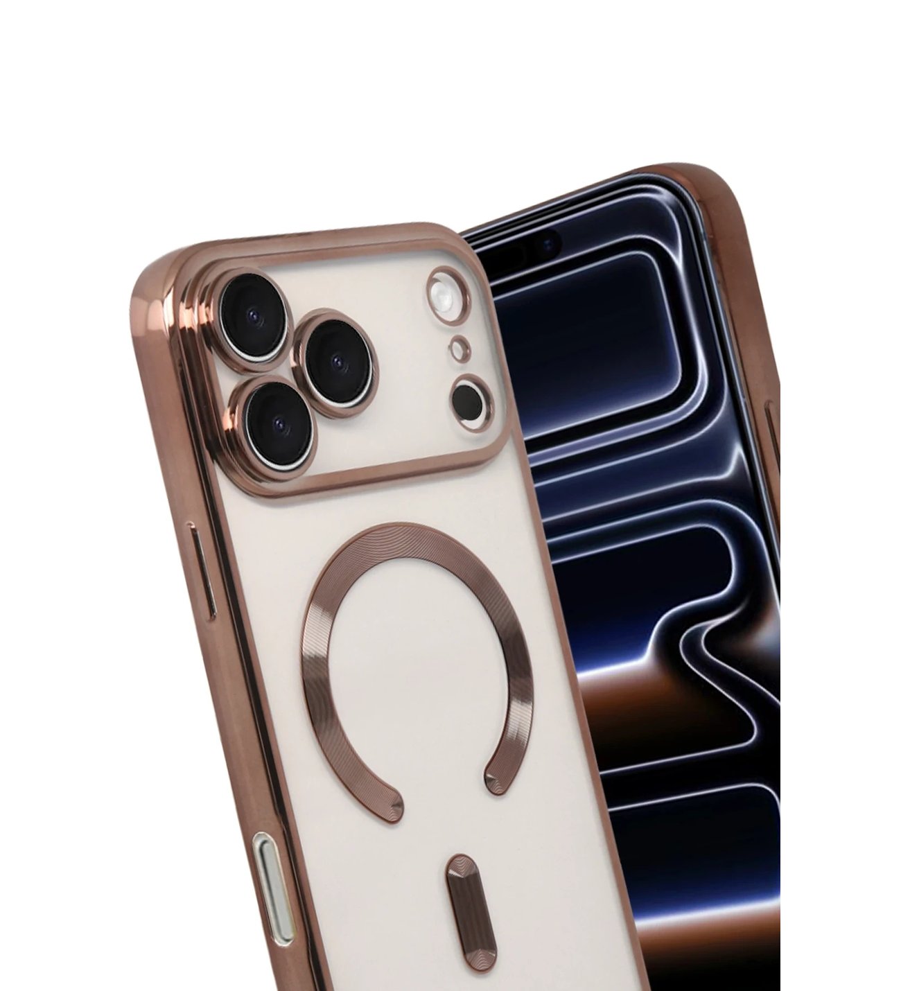 Pilelistore Apple iPhone 17 Pro Max Kross Magneticsafe Kapak - Çöl