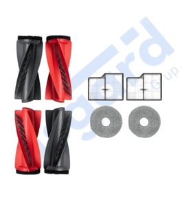 Roborock Saros 10- Saros 10R Uyumlu 2 Ana Fırça 2 Filtre 2 Mop PKT-iasgf0000866