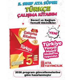 5. Türkçe Ata Süper Çalışma Kitabım Yeni
