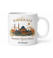 Kırıkkale Memleket Temalı Kişiye Özel Baskılı Kupa Bardak Hediye
