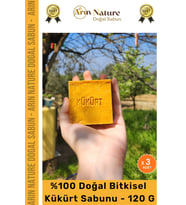 #kükürt %100 Doğal Güzel Kokulu El Yüz Saç Vücut Orijinal Bitkisel Kükürt Sabunu 120g - 3 Adet