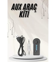 Yeni Nesil Bluetooth Aux Araç Kiti Siyah Tv Tablet Telefon Araç Araba