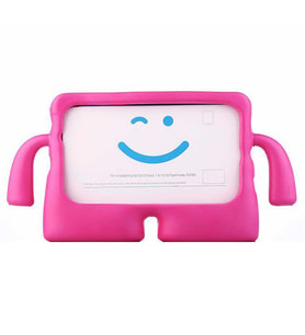 Galaxy Tab A8 10.5 SM-X200 (2021) Figürlü Standlı Çocuk Tablet Silikon (Pembe)