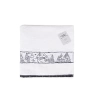 %100 Pamuk 75x135 cm Desenli Nakışlı Havlu & Havlu Seti Baveno (03)