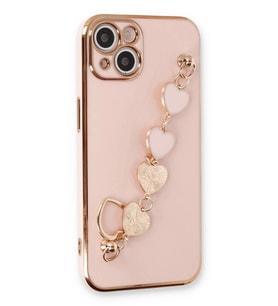 Durukar® iPhone 14 Plus Kılıf Esila Silikon - Pudra