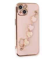 Durukar® iPhone 14 Plus Kılıf Esila Silikon - Pudra