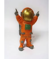 Dekoratif Polyester Turuncu Astronot Heykel Biblo Obje