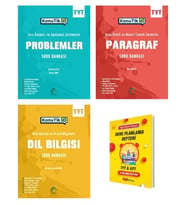 TYT KonuTik Problemler Paragraf ve Dilbilgisi Konu Özetli Soru Bankası 3lü Set