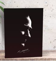 BK Gift Atatürk Temalı Dekoratif Mini Kanvas Tablo 15x20cm-9