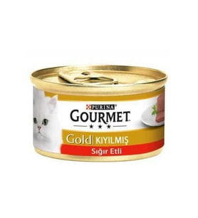 Purina Gourmet Gold 6 Adet Kıyılmış Sığır Etli Kedi Yaş Maması 85 Gr (6 Adet)