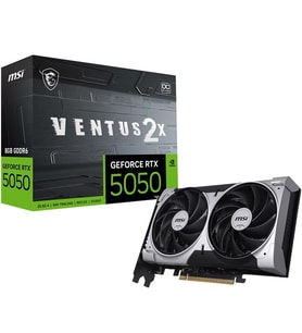 MSI 8GB RTX5050 VENTUS 2X OC 8G GDDR6 128bit HDMI-DP PCIE 5.0