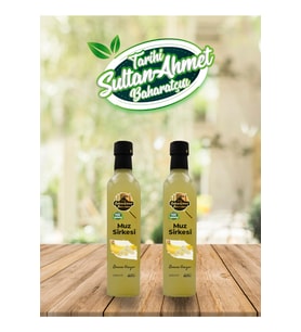 Tarihi Sultanahmet Baharatçısı Muz Sirkesi 2x500ml (Özel Üretim)