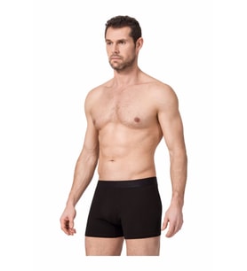 Namaldı 1 Adet Siyah Renk Likralı Boxer (Siyah)