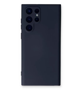Galaxy S24 Ultra Kılıf Nano içi Kadife Silikon - Lacivert