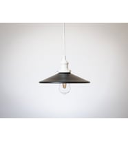RİOLİGHT RETRO12,RUSTİK MUTFAK,ODA,KOLİDOR,CAFELER İÇİN TEKLİ E27 DUYLU METAL SARKIT AVİZE ÇAP:28CM (Siyah)