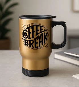 BK Gift Coffee Tasarımlı Kulplu Çelik Bardak Termos Mug 450ml-7, Sevgiliye Hediye, Arkadaşa Hediye, Eşe Hediye
