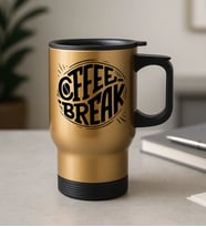 BK Gift Coffee Tasarımlı Kulplu Çelik Bardak Termos Mug 450ml-7, Sevgiliye Hediye, Arkadaşa Hediye, Eşe Hediye